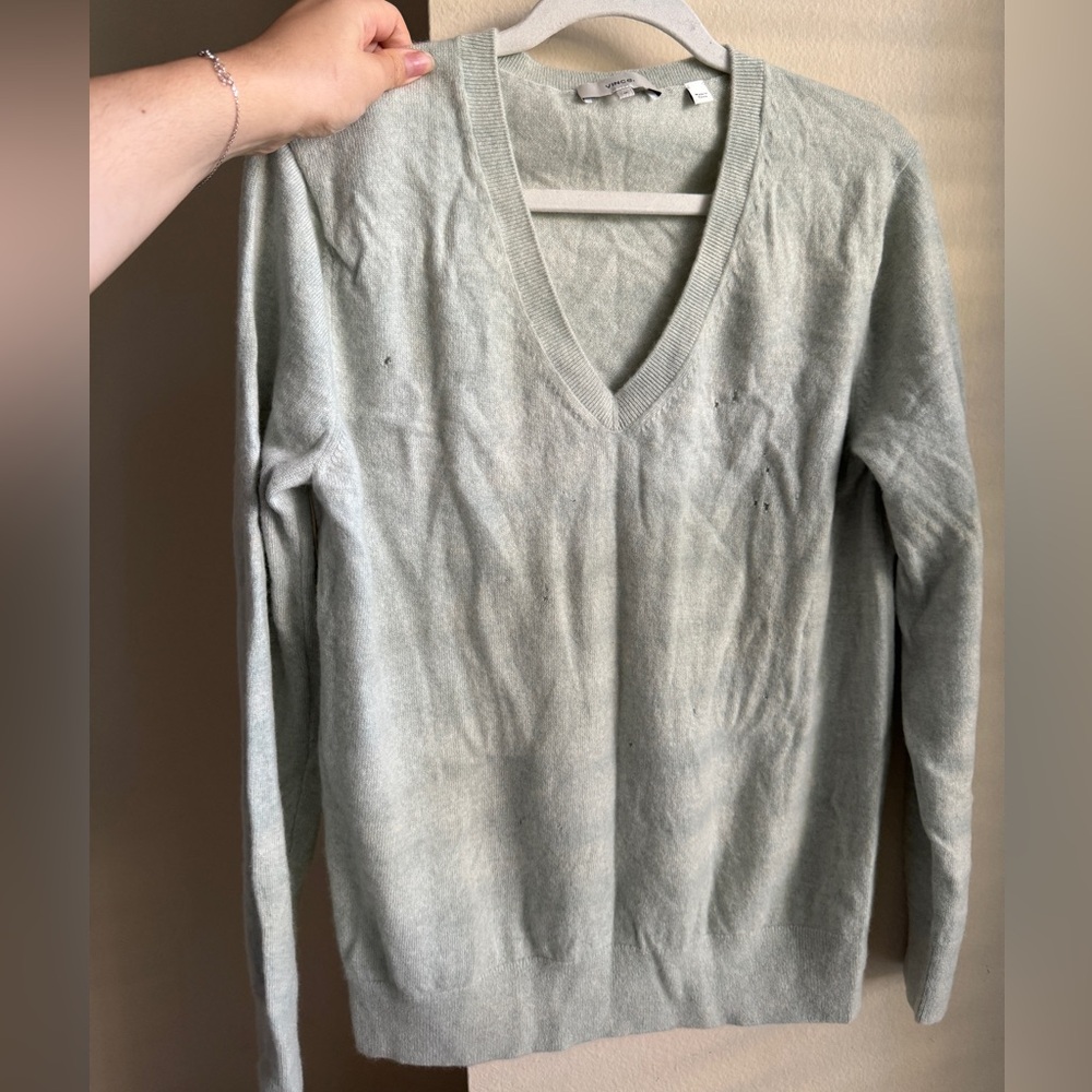 VINCE Cashmere V-neck Sweater - Size M